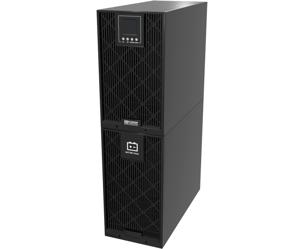 ИБП Сайбер Электро Эксперт-10000 Онлайн, на пол, 10000 ВА/8000 Вт USB/RS-232/SNMP slot/EPO Terminal (12 В /9 Ач. х 16)
