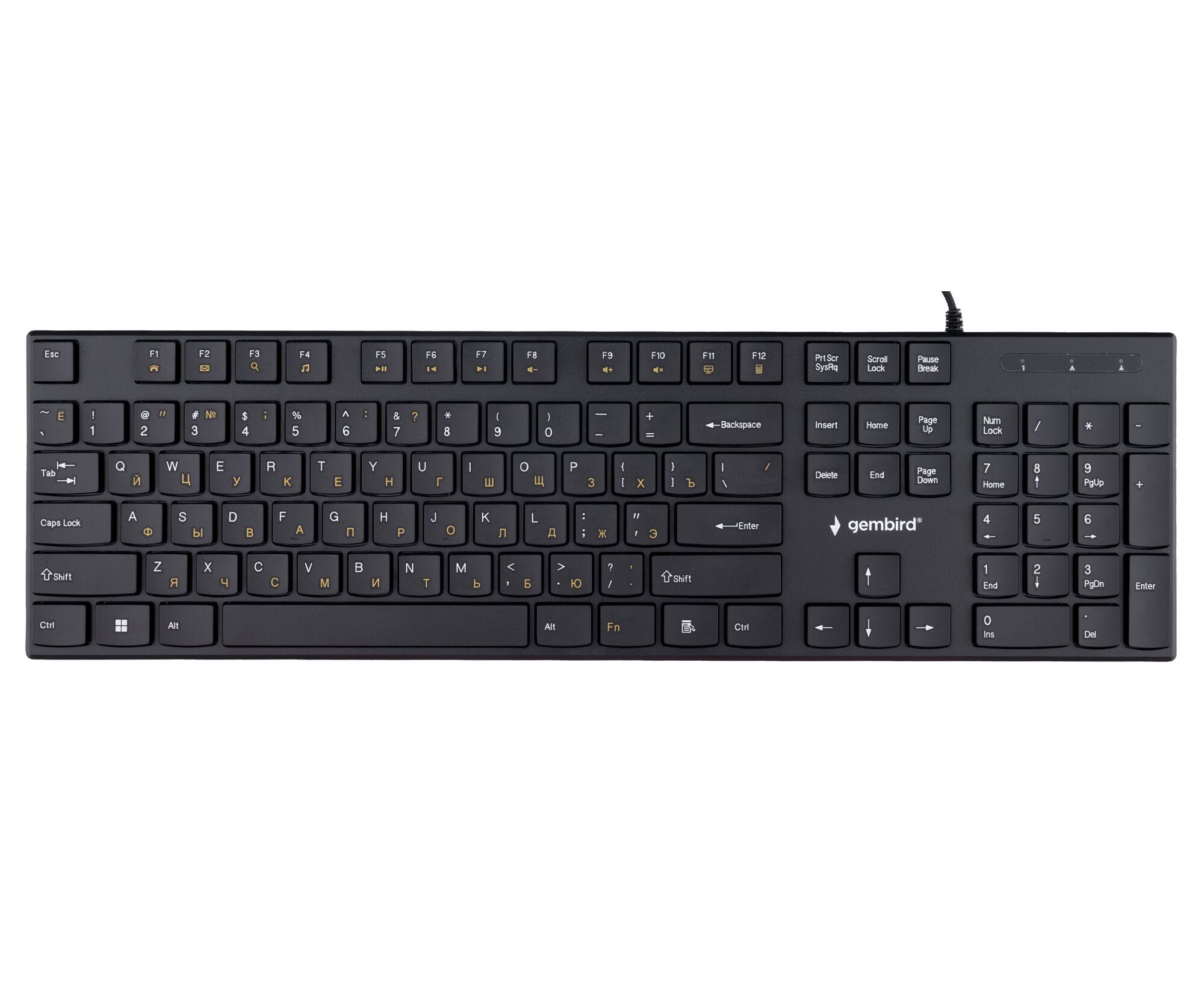 Проводная клавиатура Gembird KB250