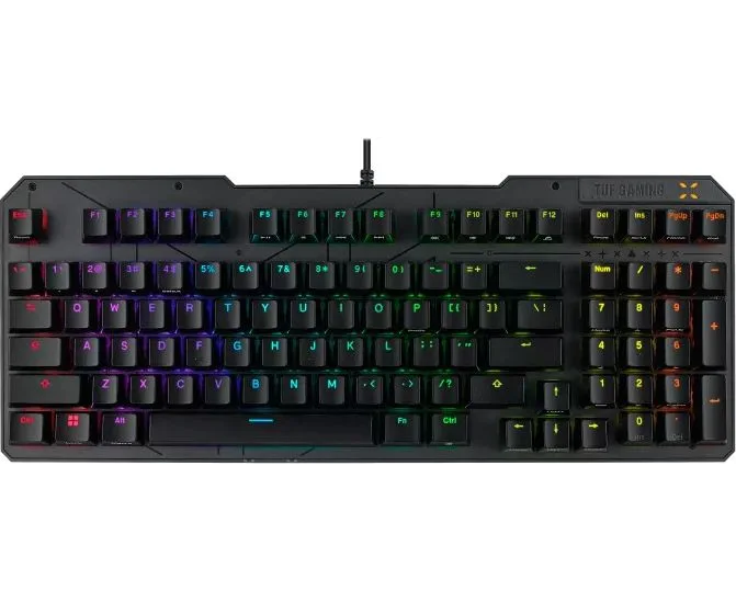 Клавиатура ASUS RA07 TUF K3 Gen II (90 MP0390-BKRA01)/RD/RU/DS ABS (RUS)