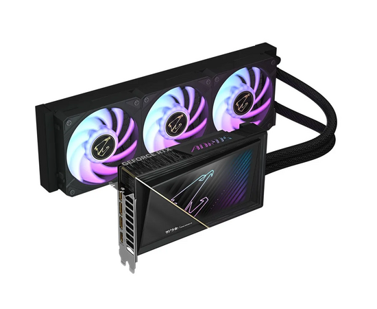 Видеокарта Gigabyte RTX5080 Xtreme Waterforce 16 GB (GV-N5080 AORUSX W-16 GD) GDDR7 256bit 3x DP HDMI 3 Fan RTL