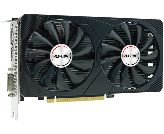 Видеокарта Afox GTX1650 4 GB (AF1650-4096 D6 H3-V8) GDDR6 128bit DVI DP HDMI 2 Fan RTL
