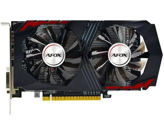 Видеокарта AFOX RTX1050 Ti 4 Gb (AF1050 TI-4096 D5 H5-V10) GDDR5 128bit HDMI DP DVI 2 Fan RTL