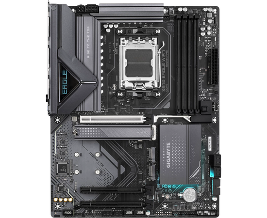 MB s AM5 Gigabyte X870 Eagle Wifi7, AMD X870, 4x DDR5-5200 МГц, 3x PCI-Ex16, 3x M.2, Standard-ATX