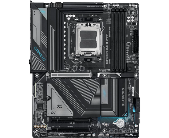 MB s AM5 Gigabyte X870 Gaming X Wifi7, AMD X870, 4x DDR5-5200 МГц, 3x PCI-Ex16, 3x M.2, Standard-ATX