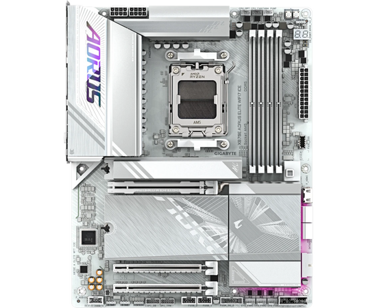 Материнская плата Gigabyte X870 E Aorus Elite Wifi7 Ice