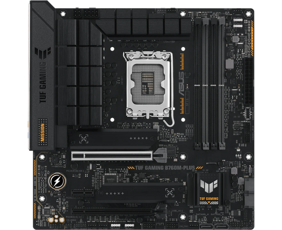 MB s1700 ASUS TUF GAMING B760 M-PLUS m ATX 4x DDR5 2x PCI Ex16 PCI Ex1 2x M.2 USB-C HDMI DP 2.5 GLAN (90 MB1 ES0-M0 EAY0)