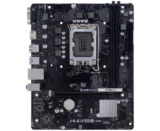 Материнская плата Biostar H610 MHC 2.0