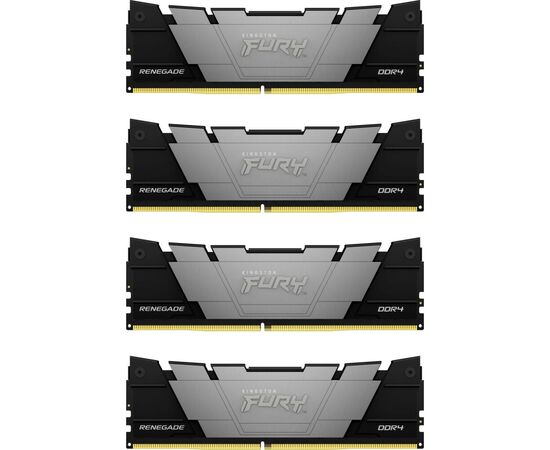 ОЗУ Kingston Fury Renegade Black KF432 C16 RB2 K4/128 128 GB3200 MT/s DDR4 CL16 DIMM (Kit of4)