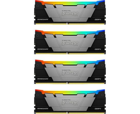 ОЗУ Kingston Fury Renegade RGB KF436 C16 RB2 AK4/32 32 GB 3600 M Hz DDR4 CL16 DIMM (Kit of 4)