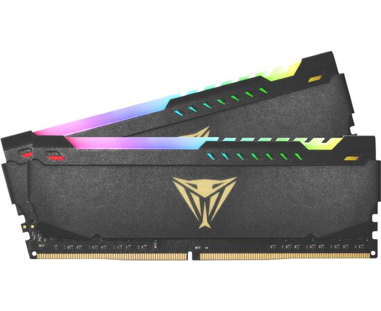 ОЗУ Patriot Memory DDR 4 DIMM 64 Gb (32 Gbx2) PC28800, 3600 Mhz, CL20, PATRIOT Viper Steel RGB Kit (PVSR464 G360 C0 K) (retail)