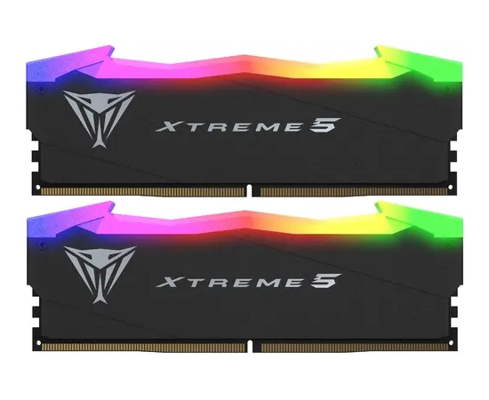 ОЗУ Patriot Viper Xtreme RGB PVXR532 G76 C36 K DDR5 2x16 Gb 7600 M Hz RTL Gaming PC5-60800 CL36 DIMM 288-pin 1.45 В с радиатором Ret