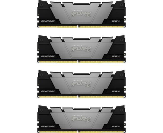 ОЗУ Kingston Fury Renegade Black KF432 C16 RB12 K4/64 64 GB3200 MT/s DDR4 CL16 DIMM (Kit of4)1 Gx8