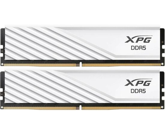 ОЗУ ADATA XPG Lancer Blade AX5 U6000 C3016 G-DTLABWH DDR5 32 Гб Module capacity 16 Гб Количество 2 6000 МГц Радиатор Множитель частоты шины 30 1.35 В