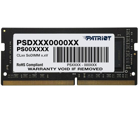 ОЗУ PATRIOT Signature Line PSD48 G26662 S DDR4 8 Гб 8 Гбх 1 2666 МГц 1.2 В черный