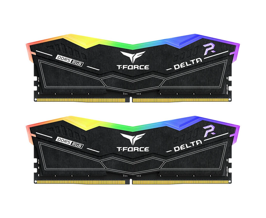 ОЗУ TEAMGROUP T-Force Delta RGB 64 GB (FF3 D564 G6000 HC38 JDC01) (2x32 GB) DDR5 6000 M Hz CL38 (38-46-46-84) 1.35 V / Black