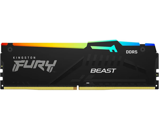 ОЗУ Kingston Fury Beast KF568 C34 BBEA-16 DDR5 - 1x 16 ГБ 6800 МГц, DIMM, Ret
