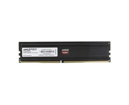 ОЗУ AMD 16 GB Radeon DDR4 2133 DIMM R7 Performance Series Black R7416 G2133 U2 S-UO Non-ECC, CL15, 1.2 V, Bulk