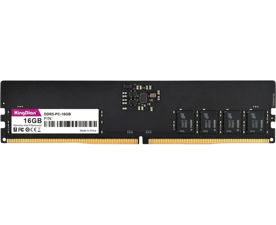 ОЗУ King Dian DDR5-PC-16 GB-56-46, DDR5 DIMM 16 Gb, 5600 Mhz, CL46