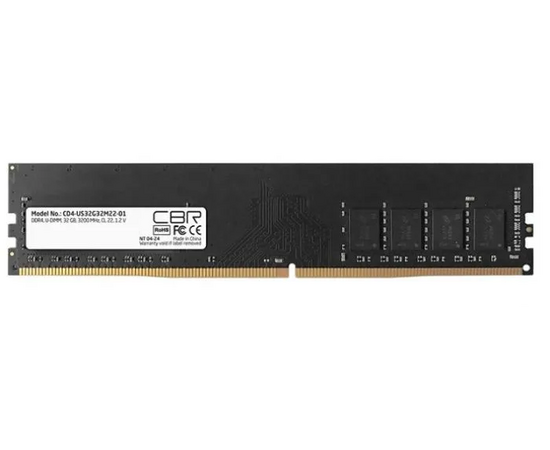 ОЗУ CBR CD4-US32 G32 M22-01 DDR4 DIMM (UDIMM) 32 GB PC4-25600, 3200 M Hz, CL22, 1.2 V