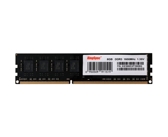 ОЗУ King Spec KS1600 D3 P15008 G DDR3 DIMM 8 GB 1600 M Hz CL11 1x8 GB 1.5 V 240-pin