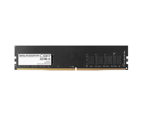 ОЗУ CBR CD4-US32 G26 M19-00 S DDR4 DIMM (UDIMM) 32 GB PC4-21300, 2666 M Hz, CL19, 1.2 V, Micron SDRAM, dual rank