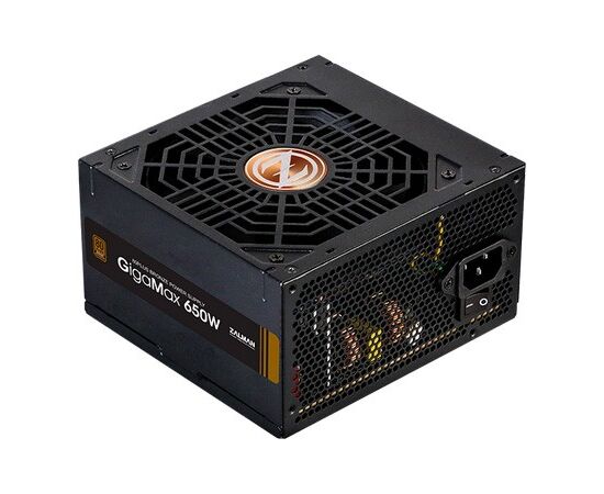 Блок питания Zalman 650 W Giga Max ZM650-GVII ATX, 20+4 pin, 120mm fan, 4x SATA, Bronze