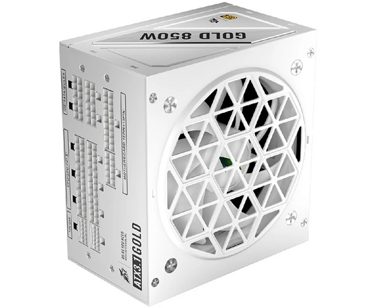 Блок питания 1 STPLAYER NGDP Gold 850 W White (HA-850 BA4) / ATX 3.1, APFC, 80 Plus Gold, LLC+DC-DC, full Japan solid-state caps, 120mm fan, full modular