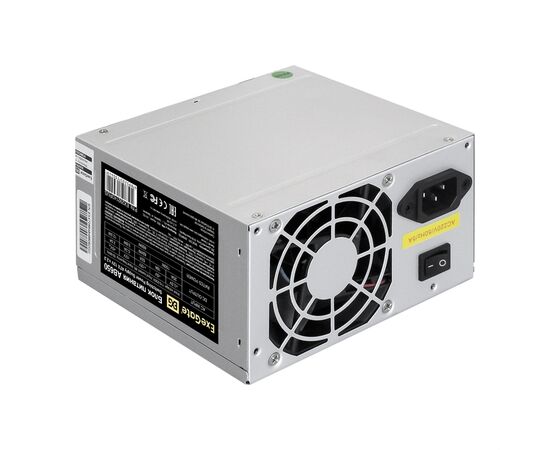 Блок питания Exe Gate AB650 EX292143 RUS 650 W (ATX, 8cm fan, 24pin, 4+4pin, 3x SATA, 2x IDE, FDD)