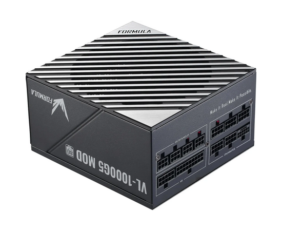 Блок питания Formula ATX 1000 W VL-1000 G5 MOD Gen5 80+ gold (20+4pin) APFC 140mm fan lt.blue LED 9x SATA Cab Manag RTL