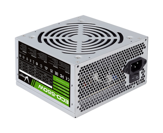 Блок питания Formula Eco-550 W (ATX v2.3, 20+4 P, 4 P, 1x PC Ie 6 P, 2x SATA, 2x PATA, 1x FDD, 12cm fan)