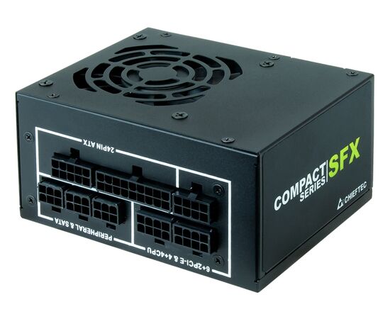Блок питания Chieftec Compact CSN-550 C (ATX 2.3, 550 W, SFX, Active PFC, 80mm fan, 80 Plus Gold, Full Cable Management) Retail