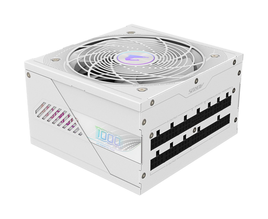 Блок питания Gigabyte AE1000 PM PG5 Ice 1000 W (GP-AE1000 PM PG5 ICE), 80 Plus, Platinum, Полностью модульный, PC Ie Gen 5.1, ATX 3.0 compatible