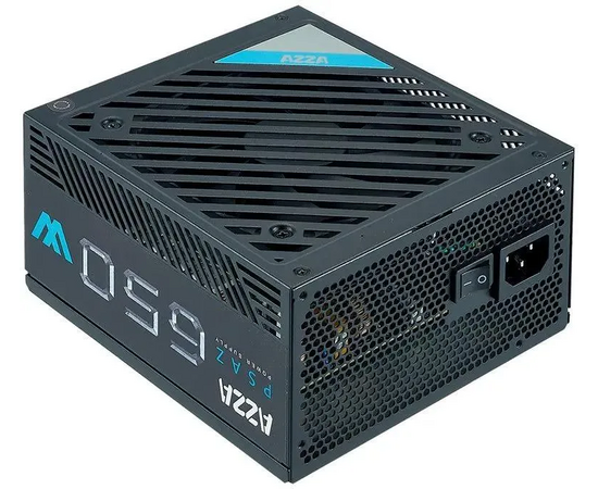 Блок питания AZZA PSAZ-650 B, 650 Вт, 120мм, черный, retail