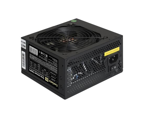 Блок питания Exe Gate 750 NPX EX292180 RUS 750 W (ATX, 12cm fan, 24pin, 2x(4+4)pin, PC Ie, 3x SATA, 2x IDE, FDD, black)