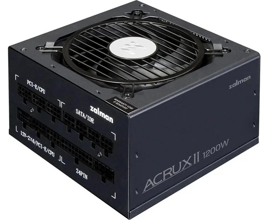 Блок питания Zalman ZM1200-ARX2, 1200 Вт, 80 Plus Platinum, 135мм, retail