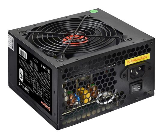 Блок питания Exegate EX282046 RUS-OEM 650 PPH-LT-OEM, 80+, ATX, black, APFC, 12cm, 24p, (4+4)p, 5x SATA, 3x IDE