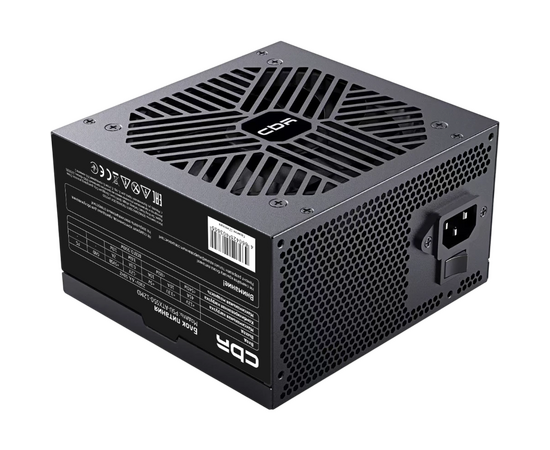 Блок питания CBR PSU-ATX550-12 MD 550 W, ATX, 12cm fan, 24pin, 1*4+4pin, 1*6+2pin, 2*IDE, 3*SATA, кабель питания 1.2м, черный OEM