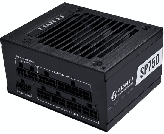 Блок питания Lian Li SP750 V2 (G9 P.SP0750 G.B000.RU) / Black / ATX 3.1, 750 W, 80 Plus Gold, APFC, 92mm Fan, SFX, Fully Modular