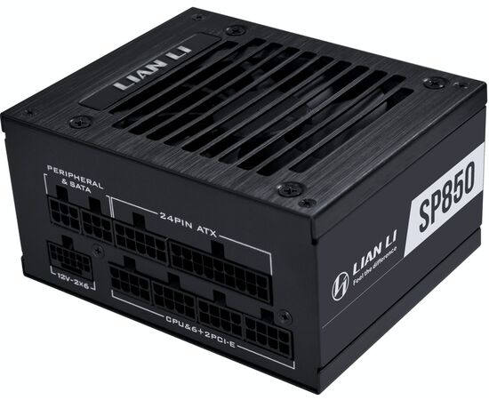 Блок питания Lian Li SP850 V2 (G9 P.SP0850 G.B000.RU) / Black / ATX 3.1, 850 W, 80 Plus Gold, APFC, 92mm Fan, SFX, Fully Modular