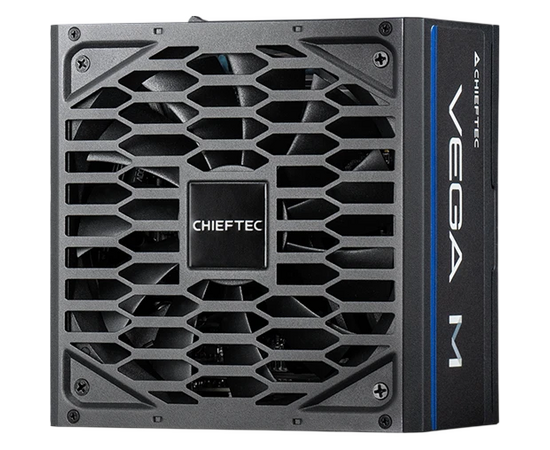 Блок питания Chieftec Vega M PPG-1000-C (ATX 3.1, 1000 W, 80 Plus Gold, Active PFC, 135mm fan, Gen5 PC Ie, Full Cable Management) Retail
