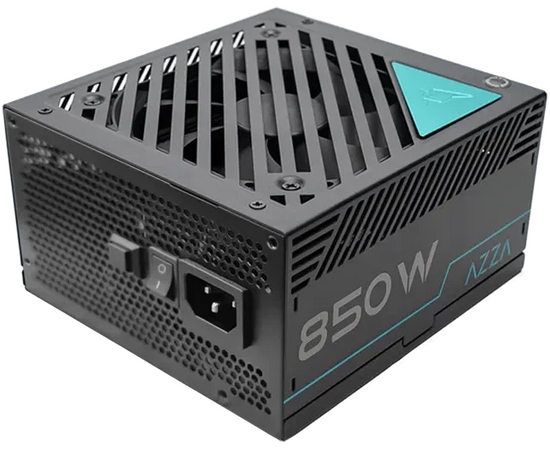 Блок питания Azza PSAZ-850 G Gen.5 (PSAZ-850 G (ATX 3.1)) ATX 850 W 80+ gold (20+4pin) APFC 120mm fan 6x SATA RTL