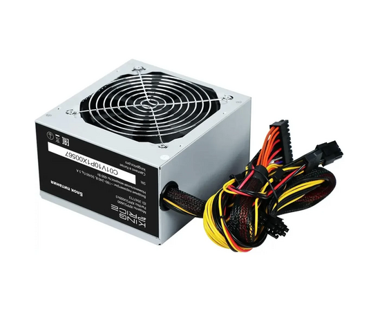 Блок питания KINGPRICE KPPSU600 (KPPSU600 V3), 600 Вт, 120мм, серый