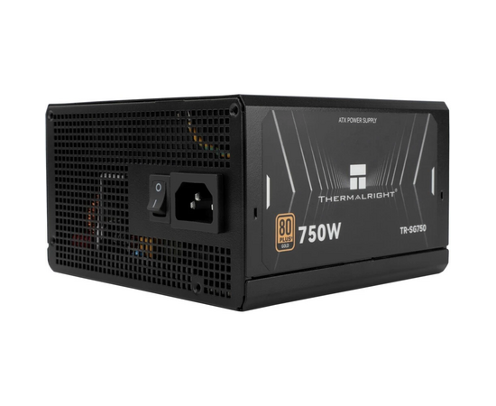 Блок питания Thermalright TR-SG750, 750 W, 80+ Gold (ATX, 3.1, PC Ie 5.1, Full modular, 1x24(20+4)pin 600mm, 2x CPU 8(4+4)pin 650mm, 2x PC Ie*2)