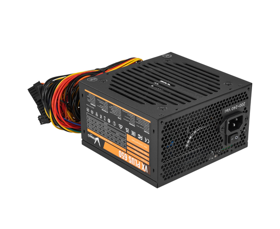 Блок питания Formula VX Plus 650, 650 W, Ret, ATX v2.3, 20+4 P, 4+4 P, 2x PC Ie 6+2 P, 4x SATA, 3x PATA, 1x FDD, 12cm