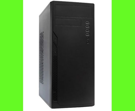 Корпус Foxline FL-301-FZ450 R, ATX, БП 450 W, 1x5.25 EXT, 1x3.5 EXT, 4x3.5 INT, 4x USB2.0, HDA, w/o FAN