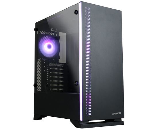 Корпус Zalman S5 черный без БП ATX 6x120mm 2x140mm 2x USB2.0 1x USB3.0 audio bott PSU