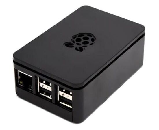 Корпус ACD RA179 black для микрокомпьютера Raspberry Pi 3 Black ABS Plastic case with Logo for Raspberry Pi 3