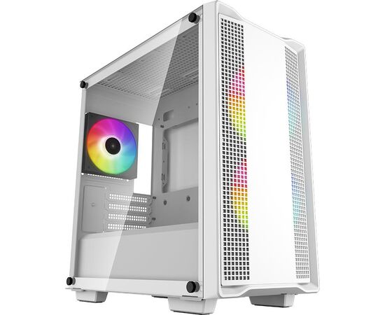 Корпус Deep Cool CC360 WH ARGB (R-CC360-WHAPM3-G-1) (m ATX, без БП, 2x USB, с окном)