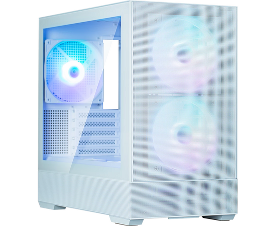 Корпус ZALMAN P30 Air, m ATX, White, Window, 2x Combo (3.5'' or 2.5''), 3x2.5", 1x USB Type-C, 1x USB3.0, Front 2x140mm ARGB, Rear 1x140mm ARGB