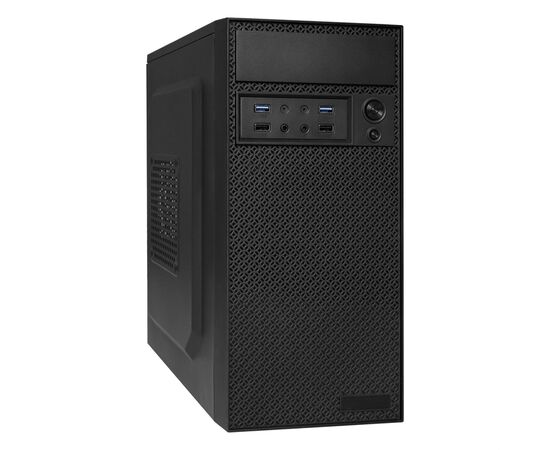 Корпус Exe Gate BAA-109 U2-AAA450 Minitower (m ATX, AAA450 8см, 2*USB+2*USB3.0, аудио, черный)